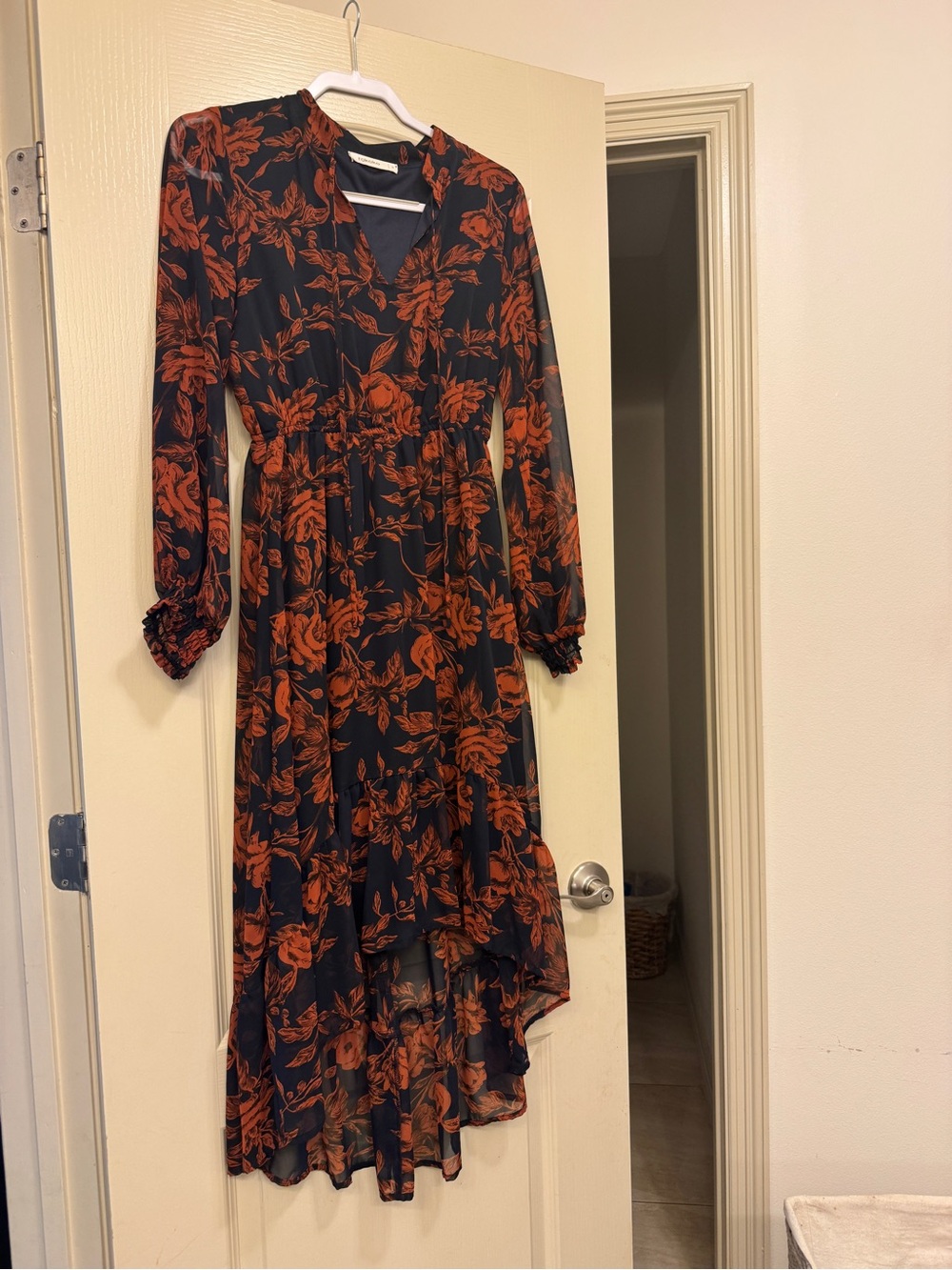 Rokoko high-low dress with elastic band